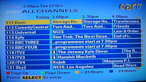 sky channel 121